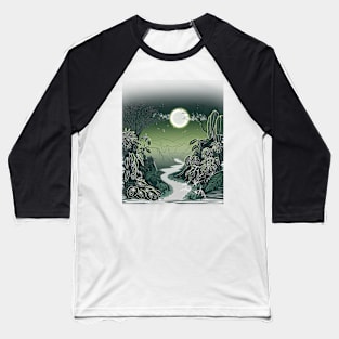 DARK TROPICAL FOREST Baseball T-Shirt